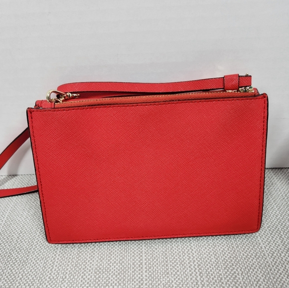 Kate Spade Cameron Street Red Leather Crossbody Wristlet Bag And Wallet Bundle - Picture 3 of 15